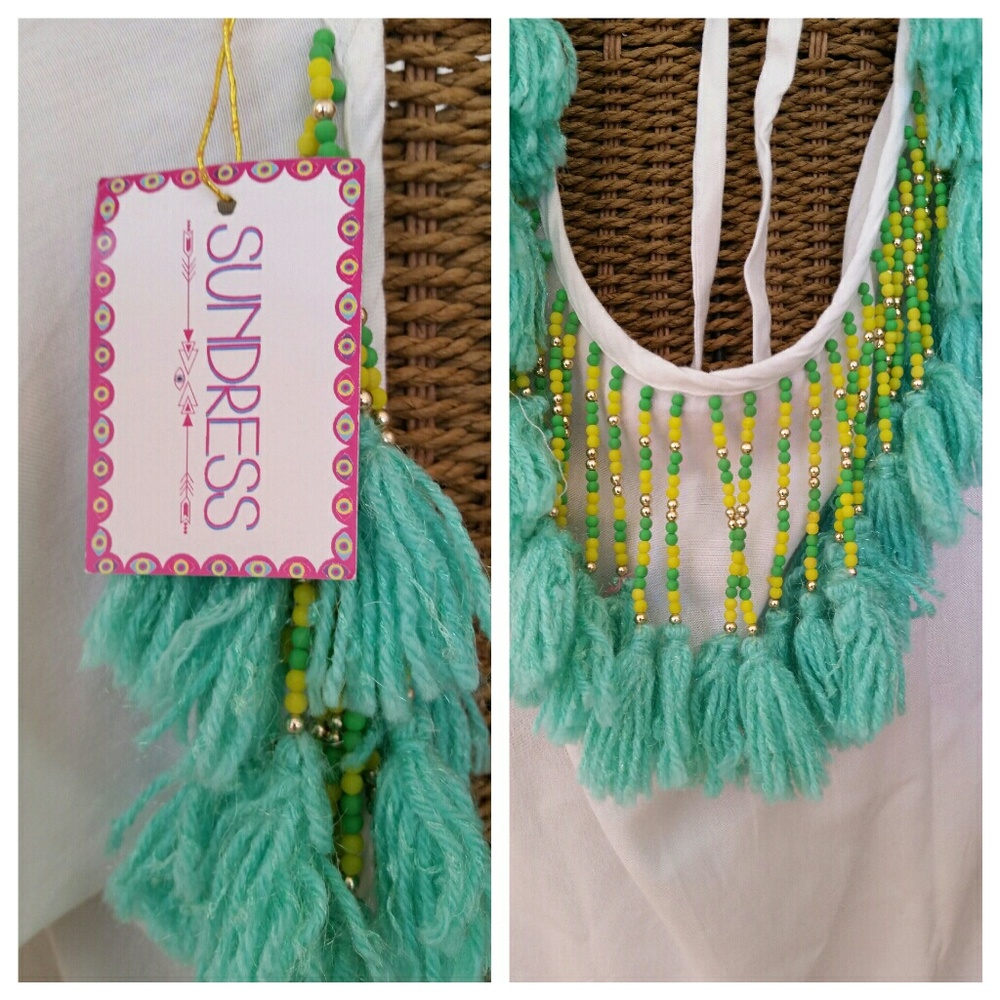 SUNDRESS INDIANA boho Coachella dress coverup - Picture 5 of 7